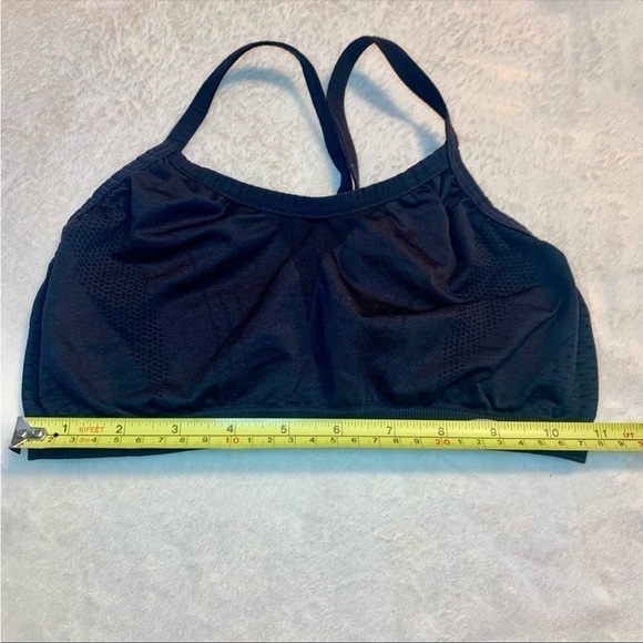 Champion Sports Bra XS/S Extra Small /Small Black Racerback Spandex Workout Bra - Picture 5 of 8